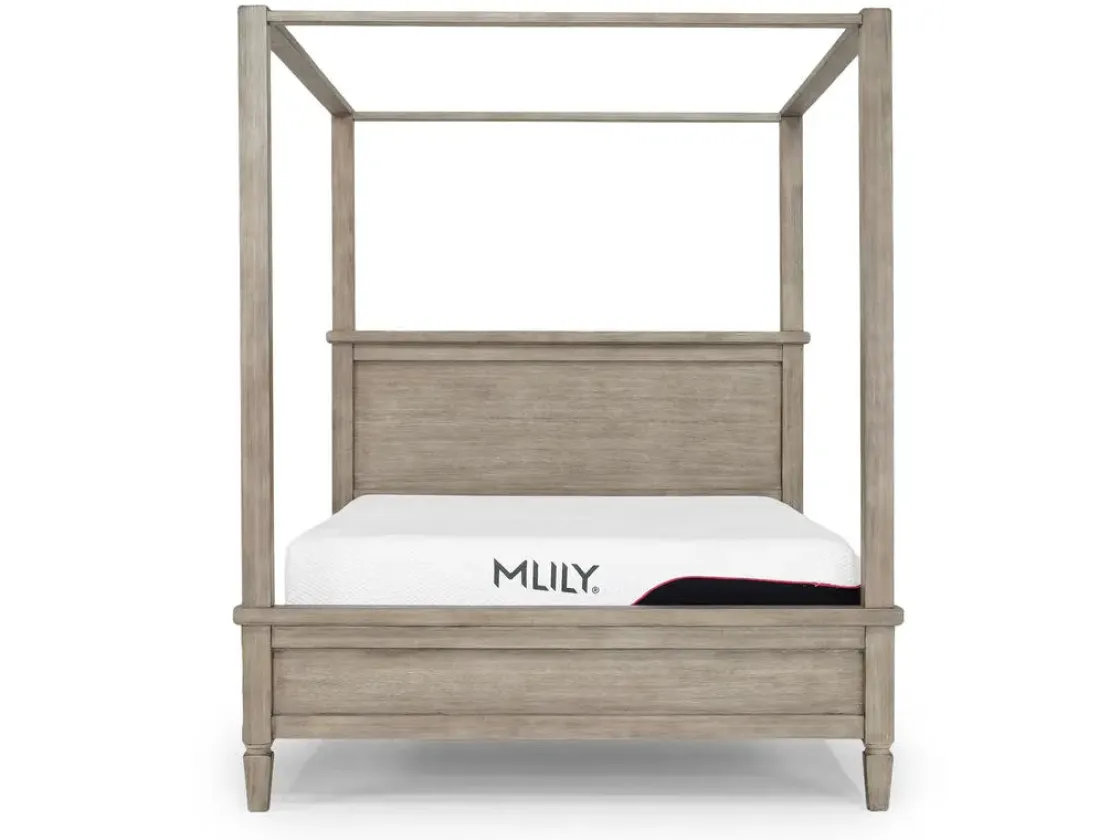 Mor Furniture Country Side Canopy Bed In Brown, Queen