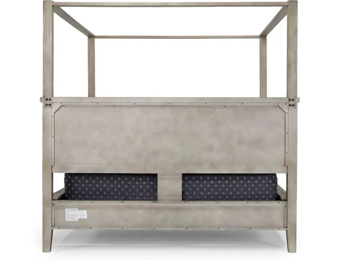 Mor Furniture Country Side Canopy Bed In Brown, Queen