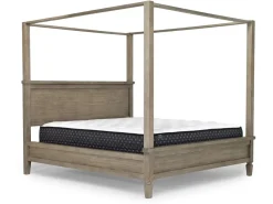 Mor Furniture Country Side Canopy Bed In Brown, Queen