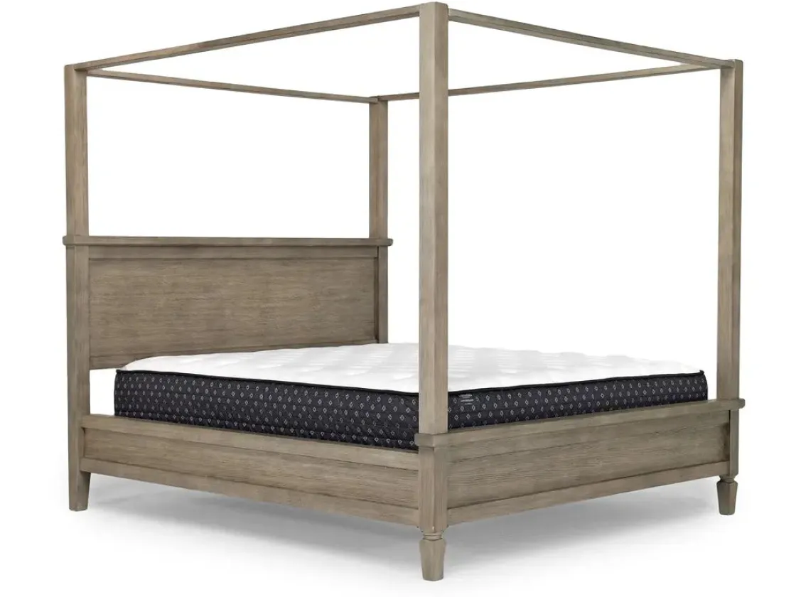 Mor Furniture Country Side Canopy Bed In Brown, Queen