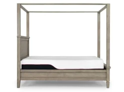 Mor Furniture Country Side Canopy Bed In Brown, Queen