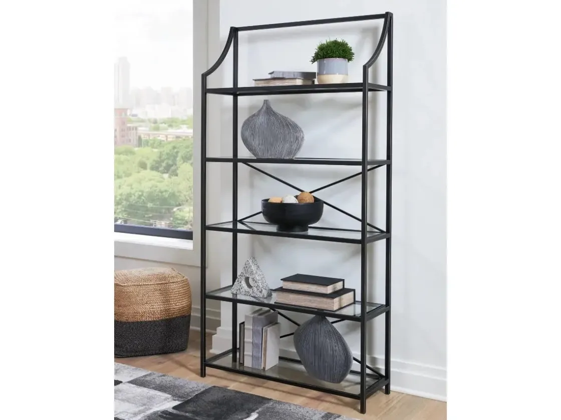 Mor Furniture Dakerwell Bookcase In Antique Black