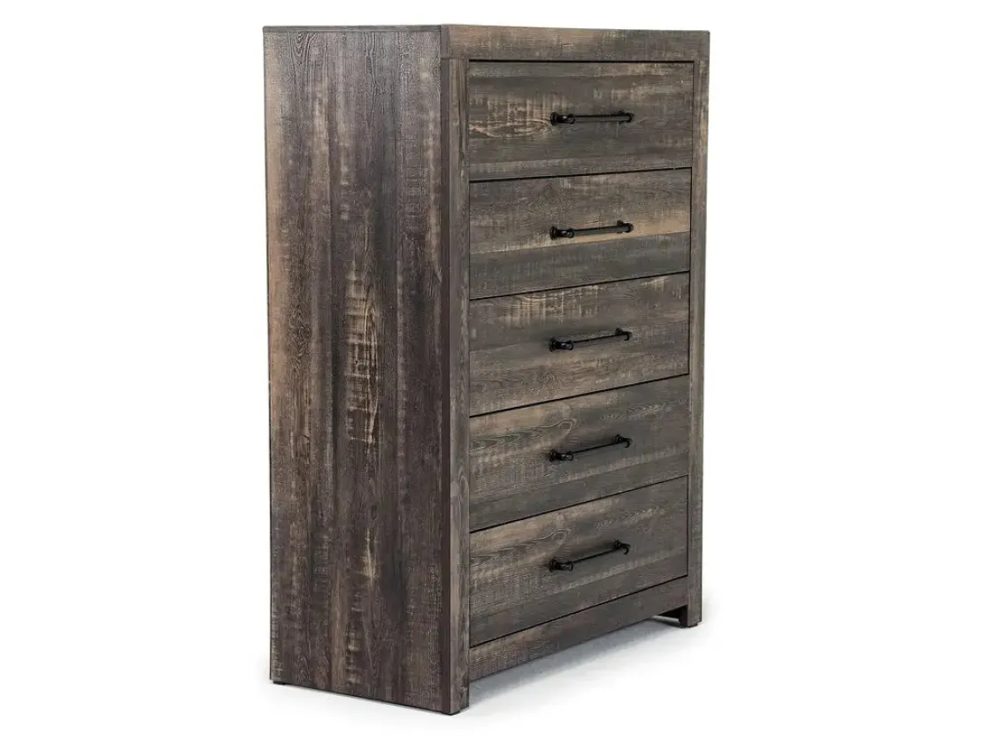 Mor Furniture Dallas Chest In Brown Butcher Block