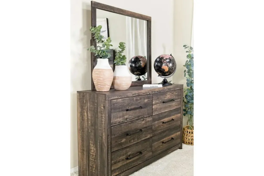 Mor Furniture Dallas Dresser In Brown Butcher Block