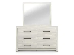 Mor Furniture Dallas Mirror In White Wash