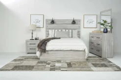 Mor Furniture Dallas Mirror In White Wash