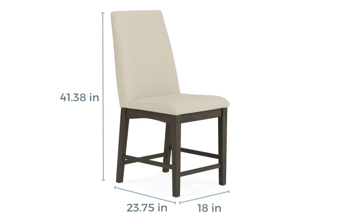 Mor Furniture Dapper Counter Height Dining Table & 4 Stools In Brown