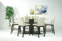 Mor Furniture Dapper Counter Height Dining Table In Brown