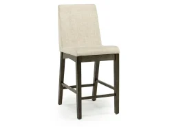 Mor Furniture Dapper Round Counter Height Dining Table & 4 Stools In Gray