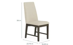 Mor Furniture Dapper Side Chair In Brown