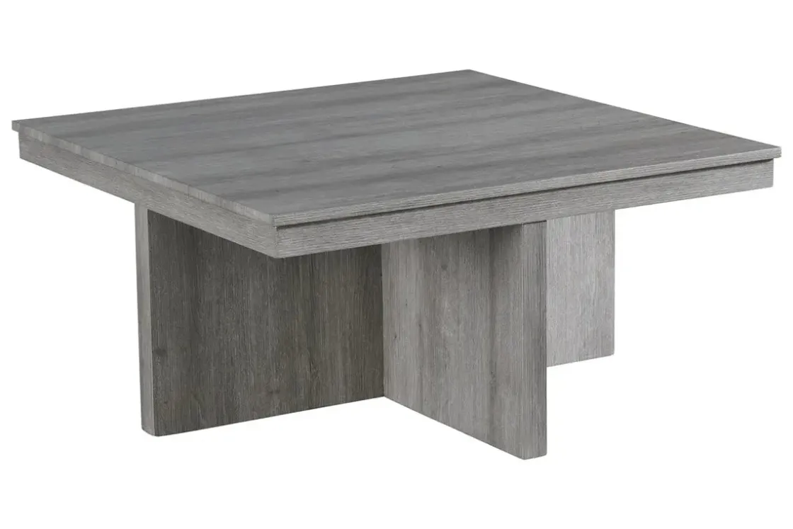 Mor Furniture Dawson Coffee Table W/ 4 Storage Stools In Gray