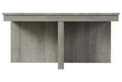 Mor Furniture Dawson Coffee Table W/ 4 Storage Stools In Gray