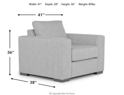 Mor Furniture Dennon Chair In Sea Salt