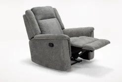 Mor Furniture Derby Recliner In Light Gray
