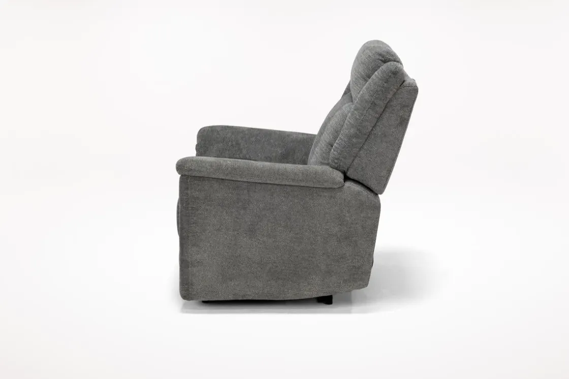 Mor Furniture Derby Recliner In Light Gray
