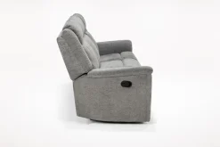 Mor Furniture Derby Reclining Sofa In Light Gray
