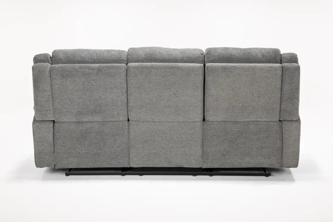 Mor Furniture Derby Reclining Sofa In Light Gray
