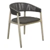 Mor Furniture Dermott Outdoor Side Chair In Brown, Set Of 2