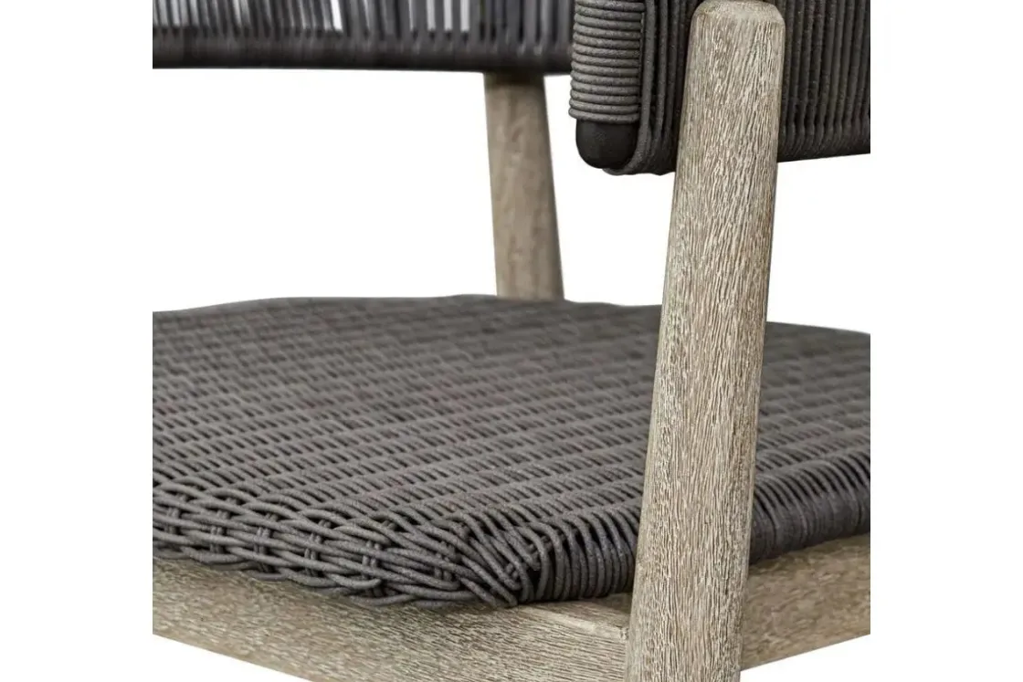 Mor Furniture Dermott Outdoor Side Chair In Brown, Set Of 2