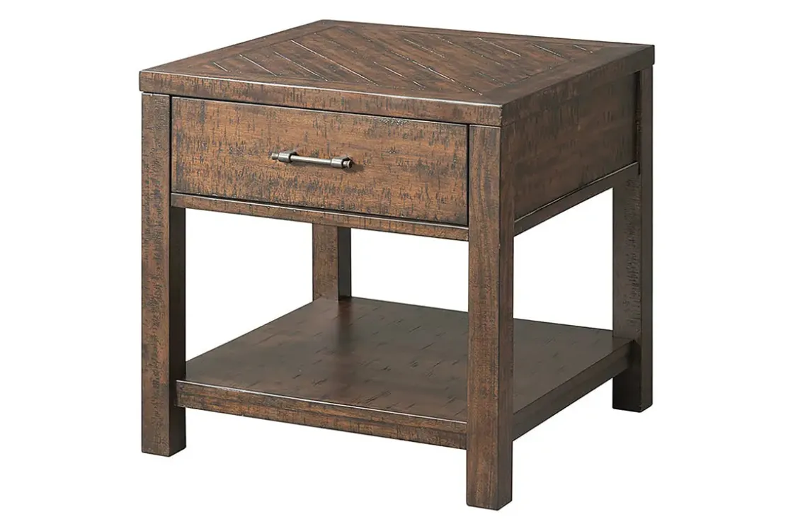 Mor Furniture Dex End Table In Walnut