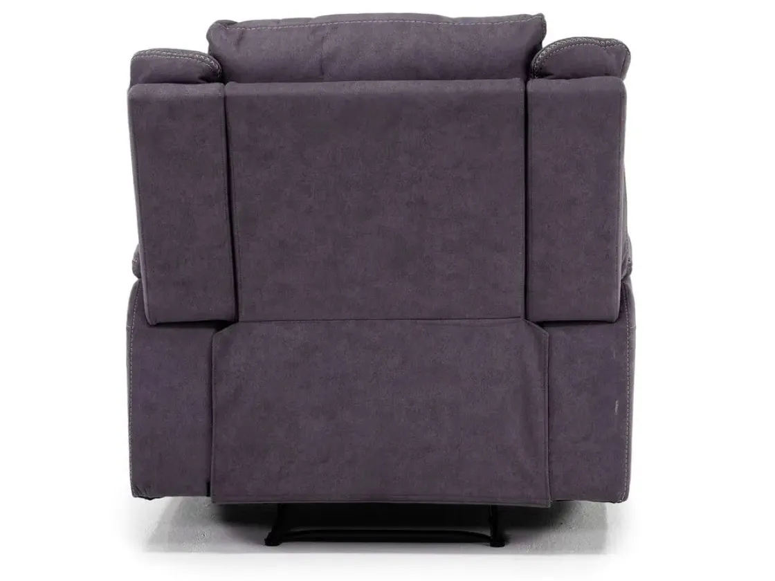 Mor Furniture Diamond Recliner In Gray