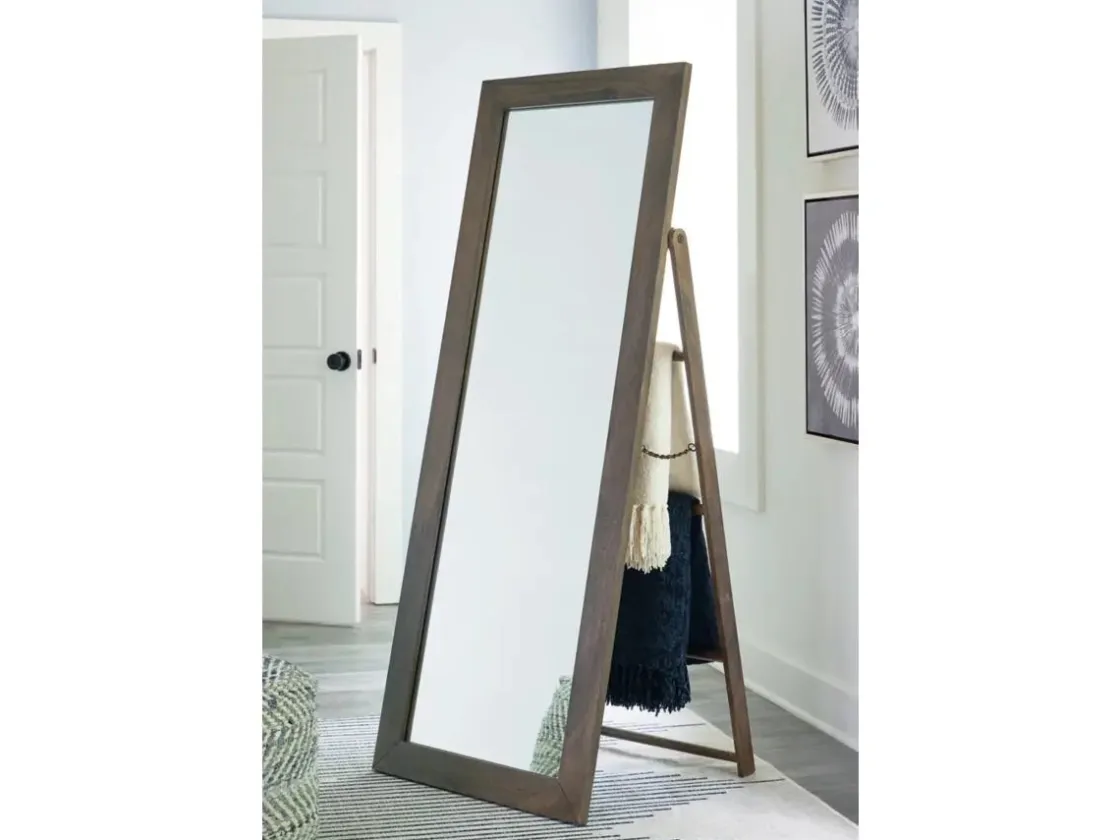 Mor Furniture Dirkins Accent Mirror In Brown