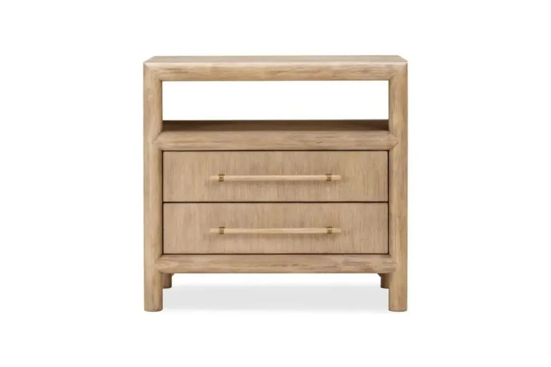 Mor Furniture Dorsey 2 Drawer Nightstand In Granola