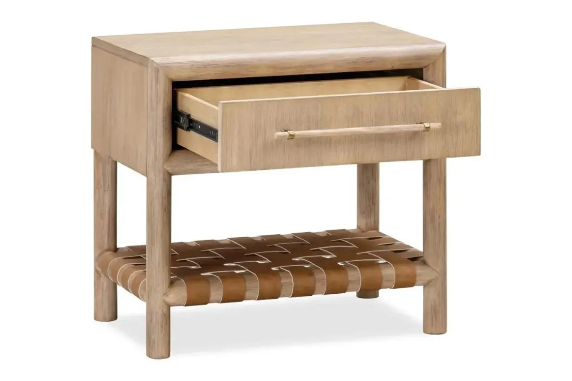 Mor Furniture Dorsey 2 Drawer Nightstand In Granola