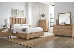 Mor Furniture Dorsey Panel Bed In Granola, Queen