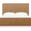 Mor Furniture Dorsey Woven Panel Bed In Granola, Queen