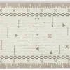 Mor Furniture Dot Rug In Cream/Brown/Taupe, 8x10