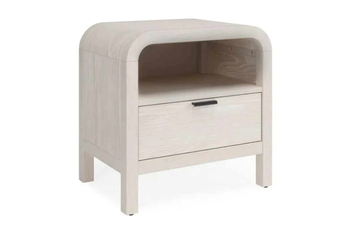Mor Furniture Drake 2 Drawer Nightstand In Sugar