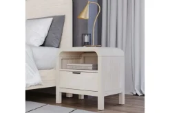 Mor Furniture Drake 2 Drawer Nightstand In Sugar