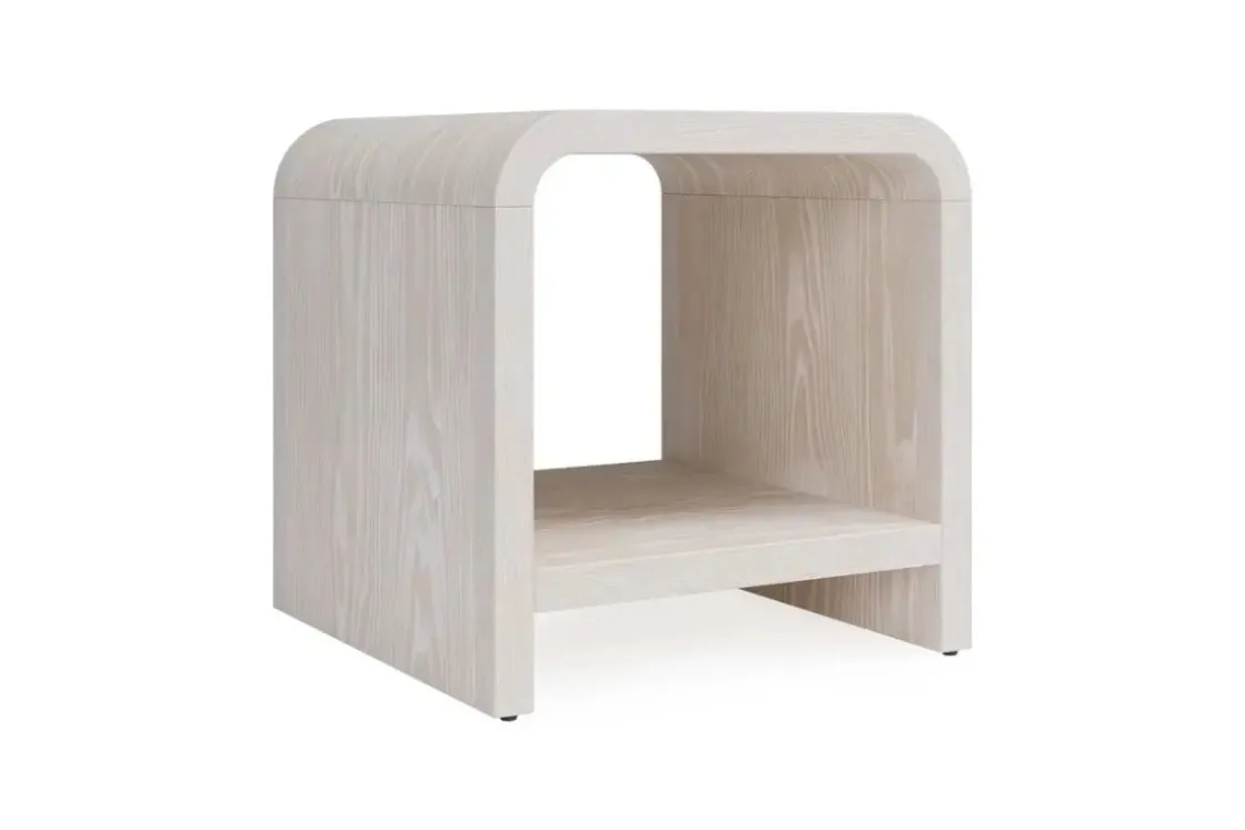Mor Furniture Drake End Table In Sugar