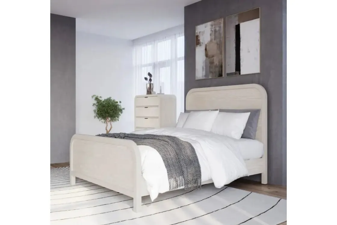 Mor Furniture Drake Platform Bed In Sugar, Full