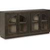 Mor Furniture Dreley Accent Console In Black/Natural