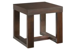 Mor Furniture Drew Ocassional Tables In Cherry, Set Of 3