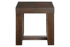 Mor Furniture Drew Ocassional Tables In Cherry, Set Of 3