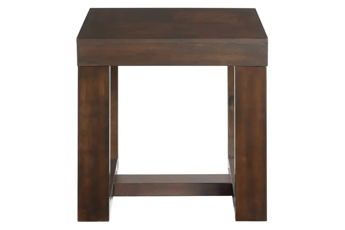 Mor Furniture Drew Ocassional Tables In Cherry, Set Of 3