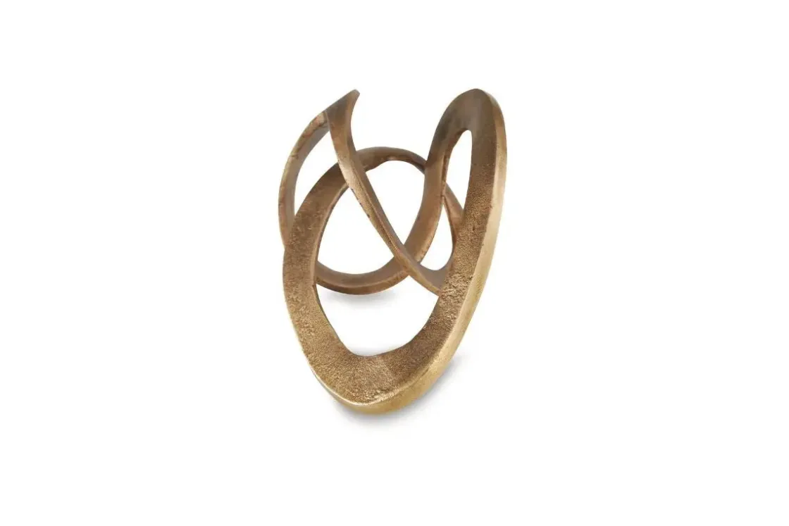Mor Furniture Dunnruck Sculpture In Antiqued Brass Finish