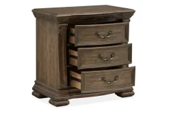 Mor Furniture Durango 3 Drawer Nightstand In Willadeene