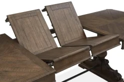 Mor Furniture Durango Dining Table & 6 Chairs In Fawn