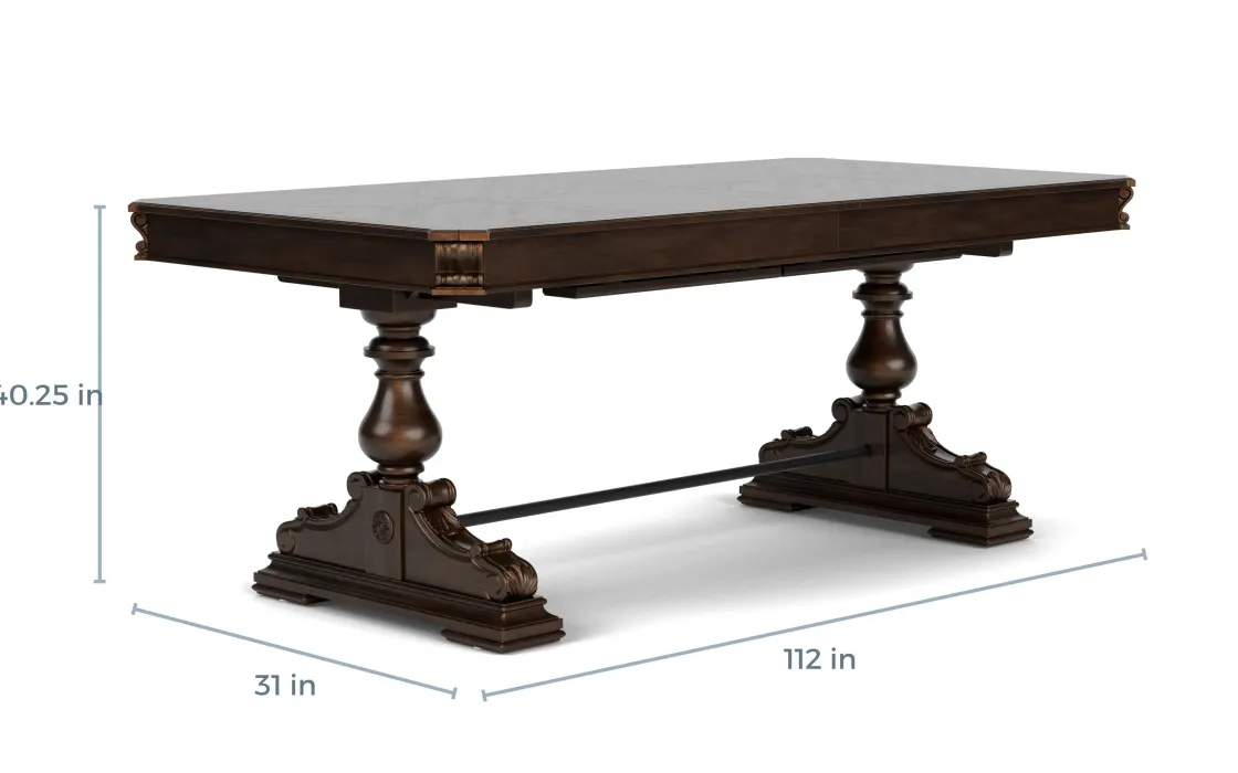 Mor Furniture Durango Dining Table & 6 Chairs In Fawn