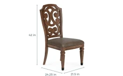 Mor Furniture Durango Dining Table & 6 Chairs In Fawn