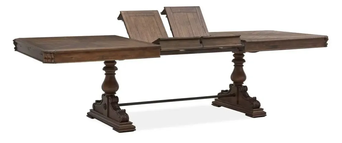 Mor Furniture Durango Dining Table & 4 Side Chairs In Fawn