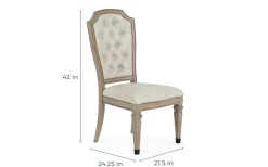 Mor Furniture Durango Dining Table & 4 Side Chairs In Fawn