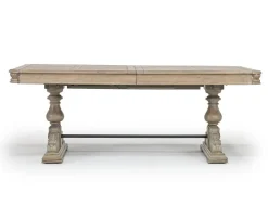 Mor Furniture Durango Dining Table, 6 Chairs & 2 Arm Chairs In Fawn