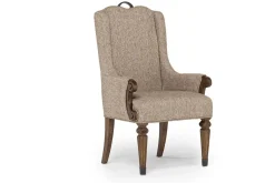 Mor Furniture Durango Dining Table, 6 Chairs & 2 Arm Chairs In Fawn