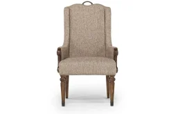 Mor Furniture Durango Dining Table, 6 Chairs & 2 Arm Chairs In Fawn