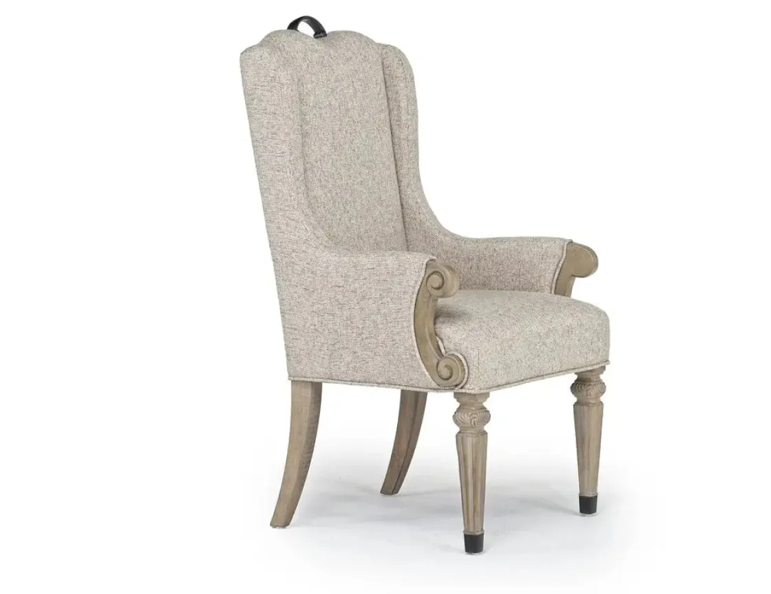 Mor Furniture Durango Dining Table, 4 Side Chairs & 2 Arm Chairs In Fawn